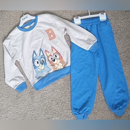 Комплект Блуи и Бинго в синьо