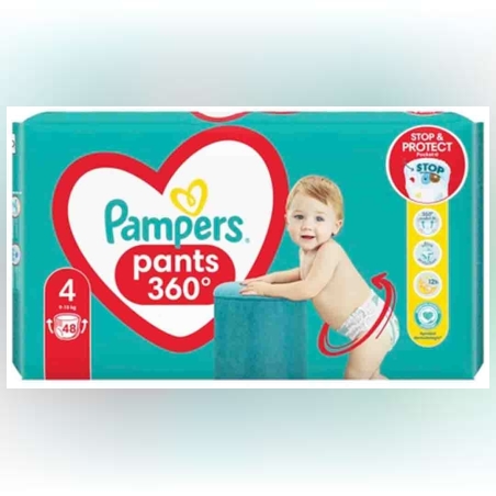 Pampers Pants 4- 48 броя Памперс Гащи