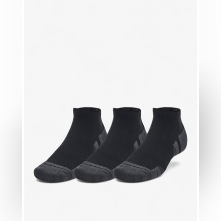 UNDER ARMOUR 3-Packs Performance Tech Low Socks Black
