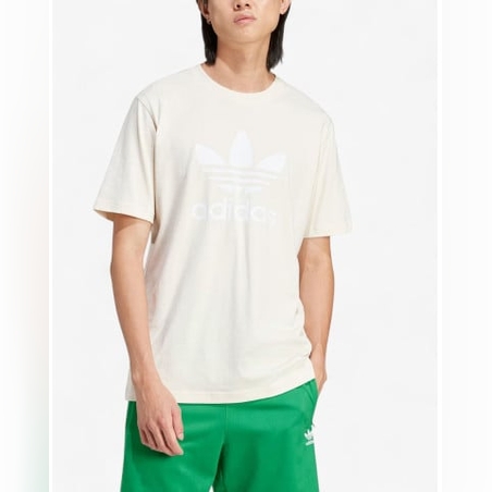 ADIDAS Adicolor Trefoil Tee Ecru