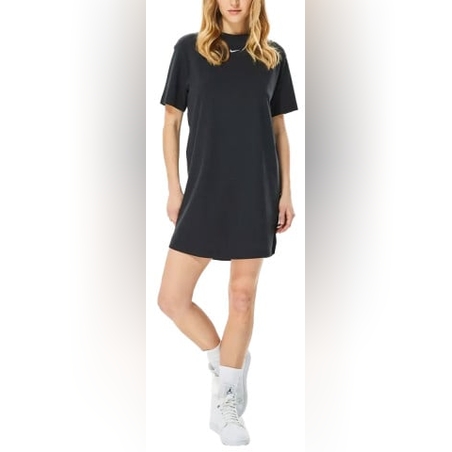 NIKE Sportswear Chill Knit Oversized Tee Dress Black