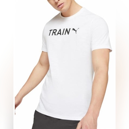 PUMA Graphic Training Tee White