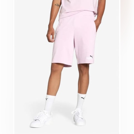 PUMA Essentials+ 2 Colour Logo Shorts Purple