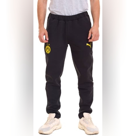 PUMA x Borussia Dortmund Football Casuals Pants Black/Yellow