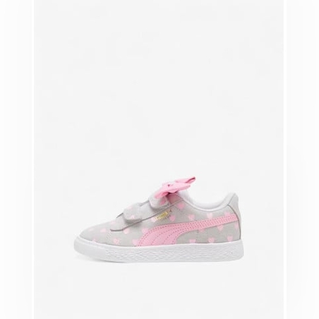 PUMA Suede Classic Re-Bow Shoes Grey/Pink