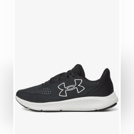 UNDER ARMOUR Charged Pursuit 3 Big Logo Running Shoes Black/White