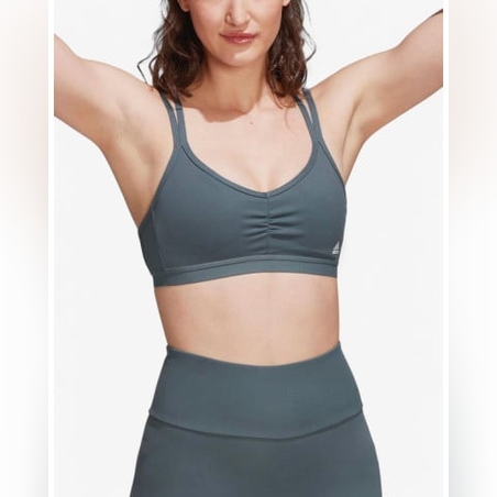 ADIDAS Yoga Essentials Light-Support Bra Grey