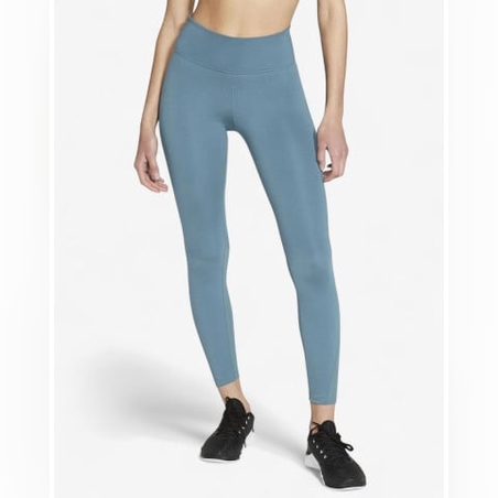 NIKE One Mid-Rise 7/8 Leggings Blue
