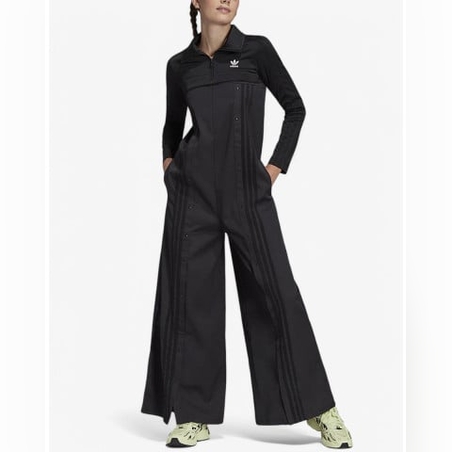 ADIDAS Always Original Snap-Button Jumpsuit Black