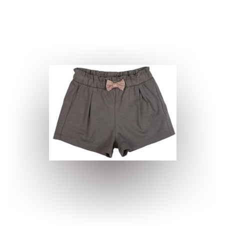 CHICCO Girls Knitted Shorts Medium Grey
