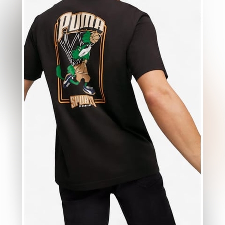 PUMA Team For The Fanbase Graphic Tee Black