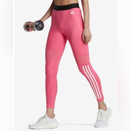 ADIDAS Hyperglam 3-Stripes 7/8 Leggings Pink