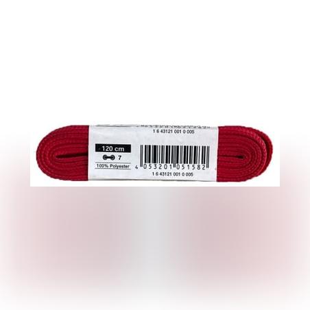 BAMA Flat Laces Red 120cm