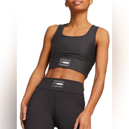 PUMA Fit Skimmer Training Bra Black