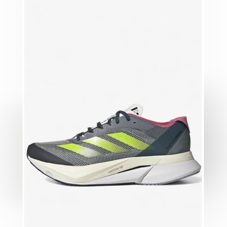 ADIDAS Adizero Boston 12 Running Shoes Turquoise/Grey