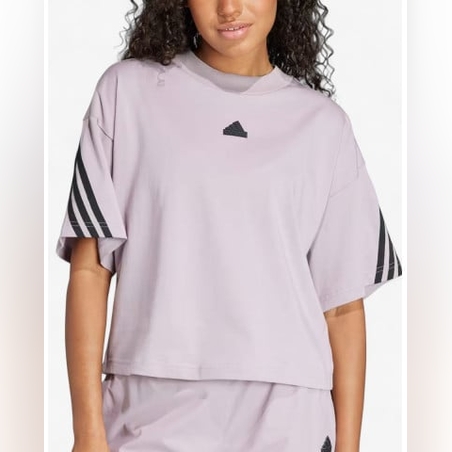 ADIDAS Sportswear Future Icons 3-Stripes Tee Purple W