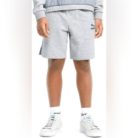PUMA Matchers Youth Shorts Grey