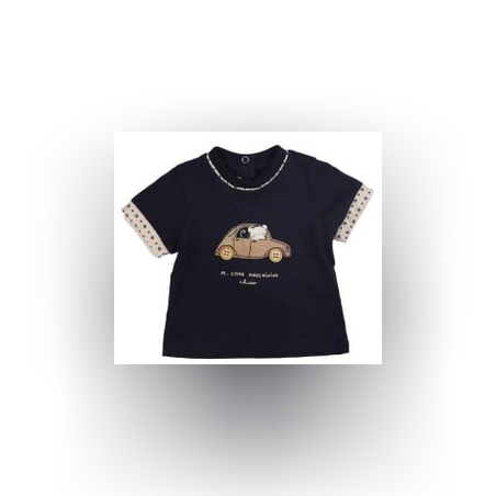 CHICCO Boys Knitted Tee Dark Blue