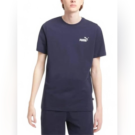 PUMA Essentials Small Logo Tee Blue
