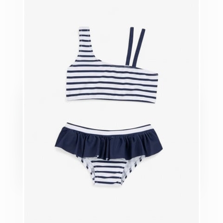 CHICCO Girls Swimsuit White/Blue