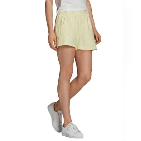 ADIDAS Tennis Luxe 3-Stripes Shorts Yellow