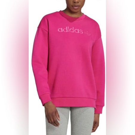 ADIDAS Originals Boyfriend Crew Sweatshirt Pink