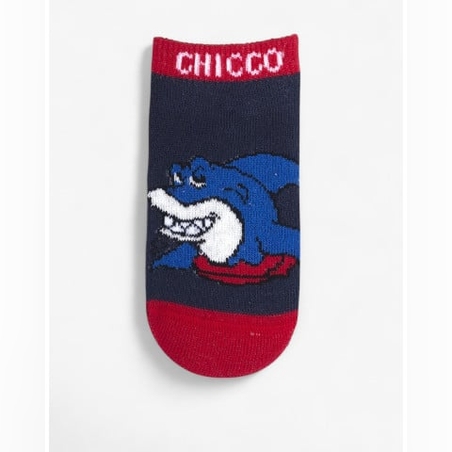 CHICCO 1-Pair Kids Socks Dark Blue/Red
