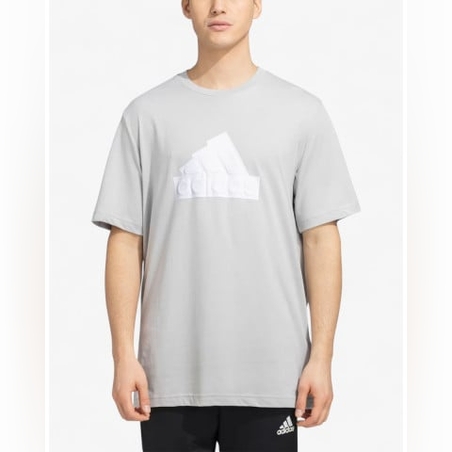 ADIDAS Future Icons Badge Of Sport Tee Light Grey