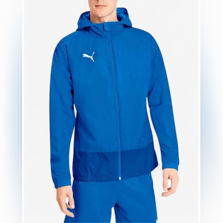 PUMA TeamGoal Rain Jacket Blue