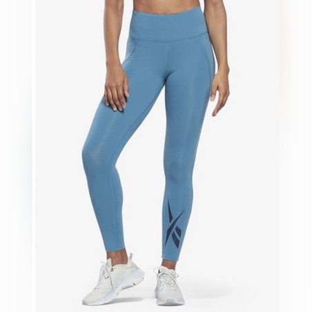 REEBOK Lux Vector Leggings Blue