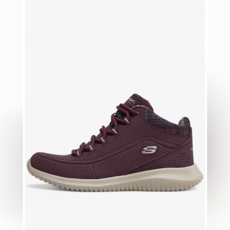 SKECHERS Ultra Flex Just Chill Shoes Burgundy