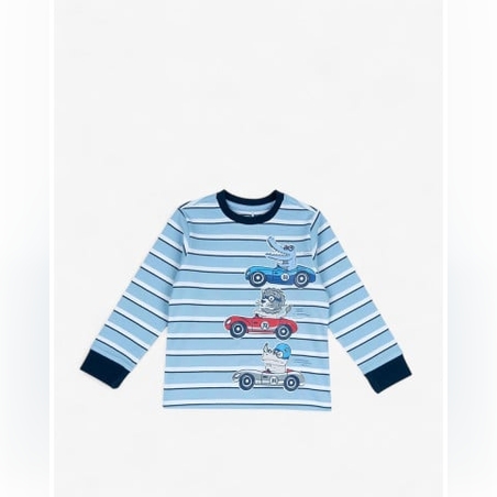 CHICCO Boys Blouse Light Blue Striped