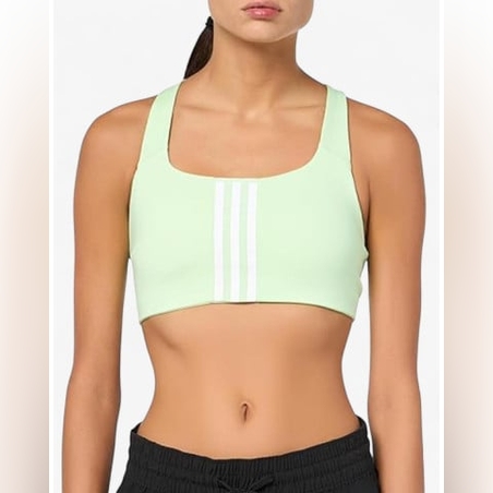 ADIDAS Powerimpact Training Medium-Support Bra Green