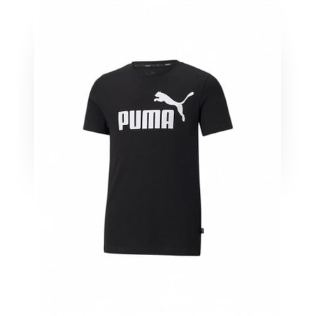 PUMA Essentials Logo Tee Black/White