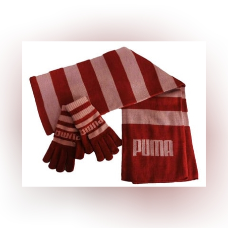 PUMA Since 48 Scarf&Gloves Red
