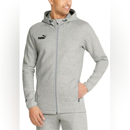PUMA TeamFinal Casuals Hoodie Grey
