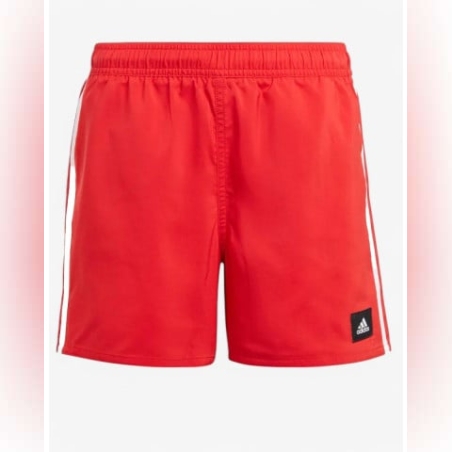 ADIDAS 3-Stripes Swim Shorts Red