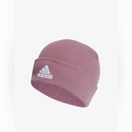 ADIDAS Logo Cuffed Beanie Purple