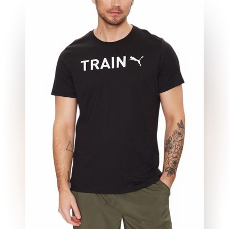 PUMA Graphic Training Tee Black