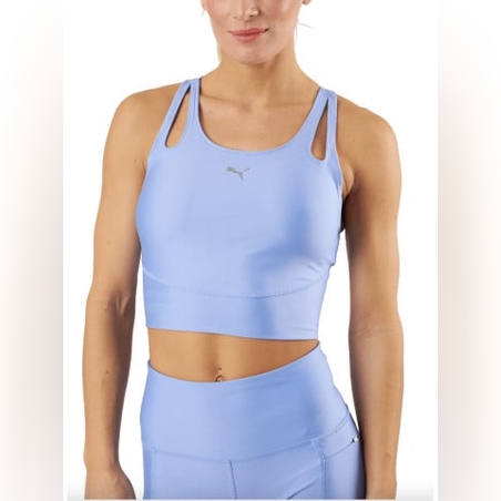 PUMA Run Ultraform Crop Tank Purple