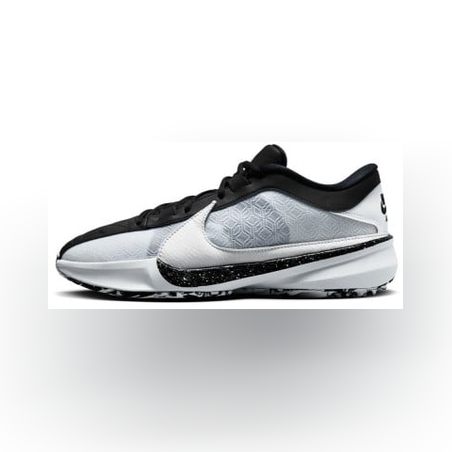 NIKE Zoom Freak 5 Basketball Shoes White/Black