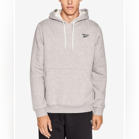 REEBOK Identity Fleece Hoodie Grey