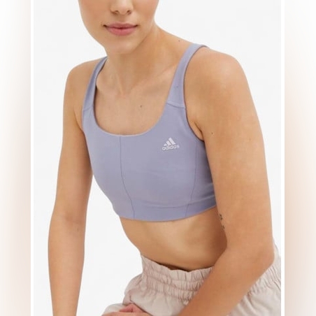 ADIDAS CoreFlow Medium-Support Bra Purple