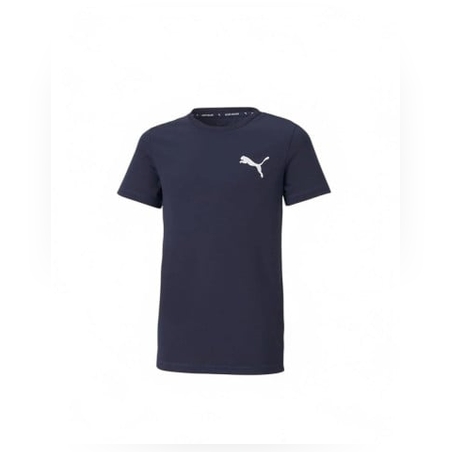 PUMA Active Small Logo Tee Blue