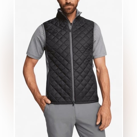 PUMA Golf Frost Quilted Vest Black