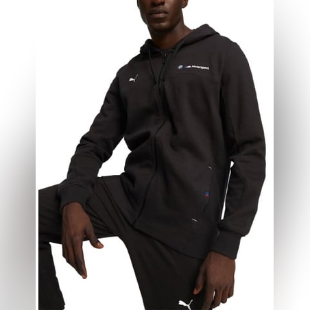 PUMA x BMW M Motorsport Hooded Sweat Jacket Black