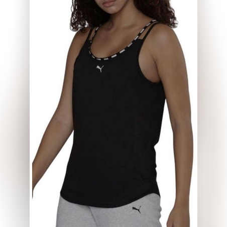 PUMA Strong Tri-Blend Training Tank Black