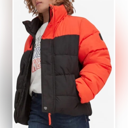ONEILL Charged Puffer Jacket Black/Red