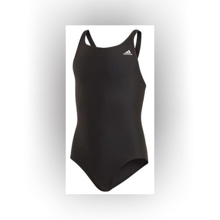 ADIDAS Solid Fitness Swimsuit Black