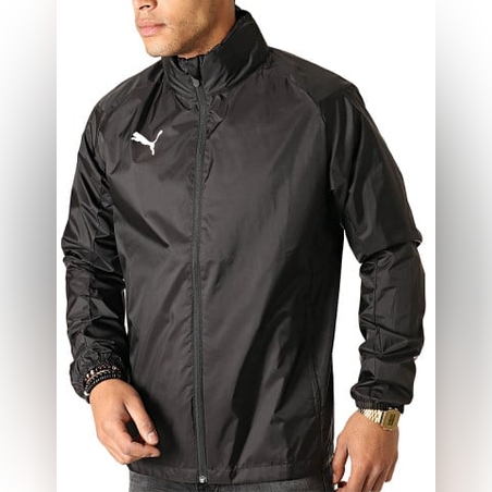 PUMA Liga Training Rain Jacket Black